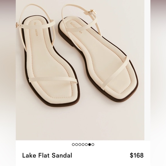 NWOT reformation lake flat sandal - Picture 3 of 12